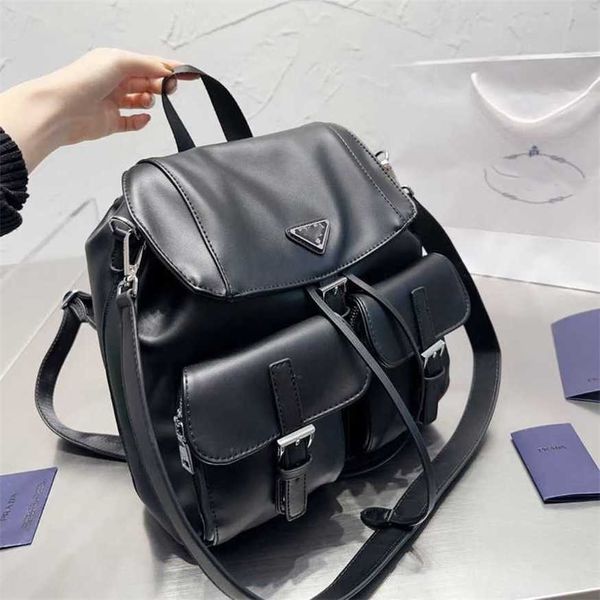 

21% off 2023 handbag pu soft face shoulder bag women's spring new fashion versatile high grade schoolbag small backpack