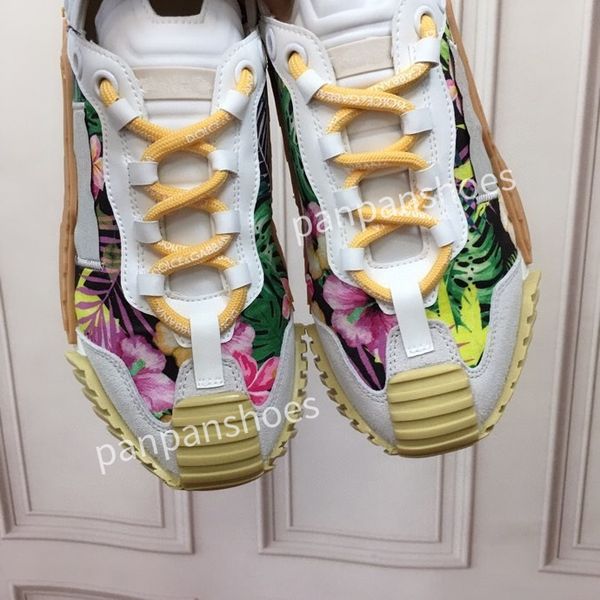 

new fashion brand casual shoes women men designer leather lace-up sneakers fashion lady flat running letters shoes platform sneaker2023, Black