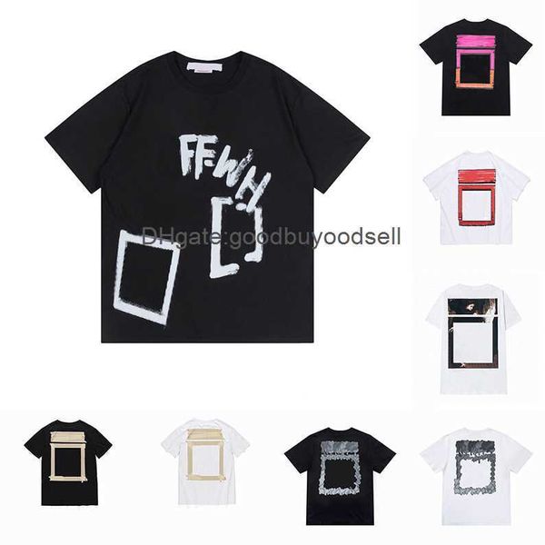 

offs tshirts mens t-shirts loose tees man s casual shirt luxurys clothing street shorts sleeve white clothes summer, White;black