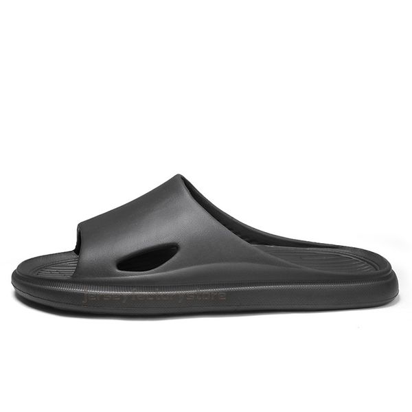 

men women summer light weight bathroom shower slippers silent practical couple slide comfortable soft mens womens home indoor outdoor beach, Black