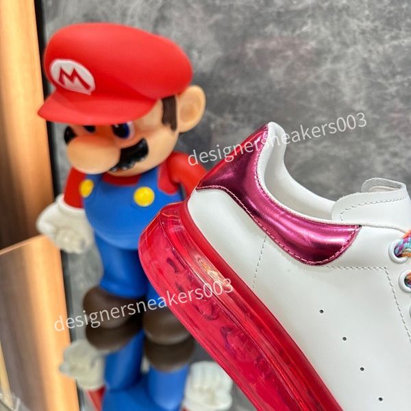 

2023new brand men designer casual shoes classic do-old dirty shoes mid double height bottom trainers leather glitter golden quality, Black