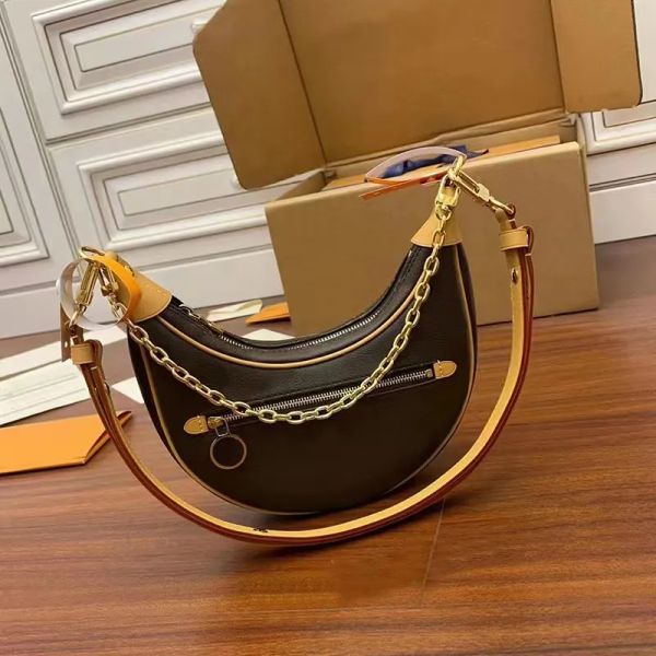 

luxury shoulder bag designers handbags purses bag brown flower women tote brand letter leather shoulder bags crossbody bag m6845