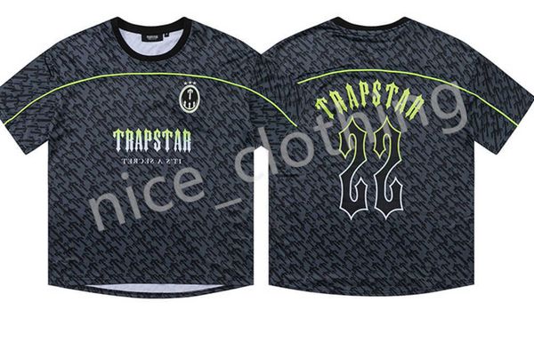 

mens trapstar t shirt designer tees luxury t shirts womens fashion tees brand short sleeve hip hop streetwear summer clothing clothes76, Gray