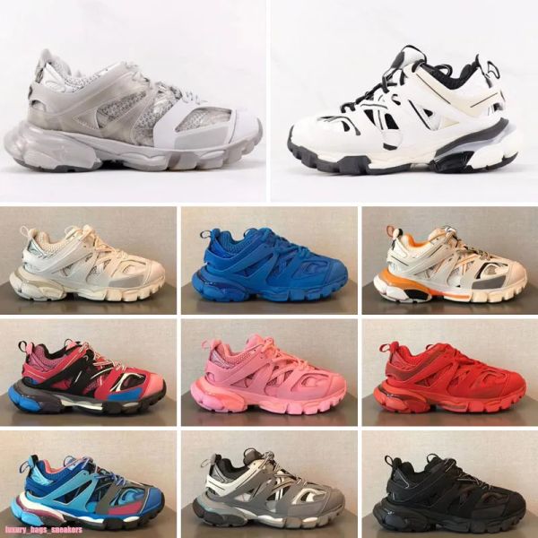 

with box balencigas balencaigasity shoes track2 casual shoes leather platform trainers shoes luxury designer tripler black nylon printed vuz