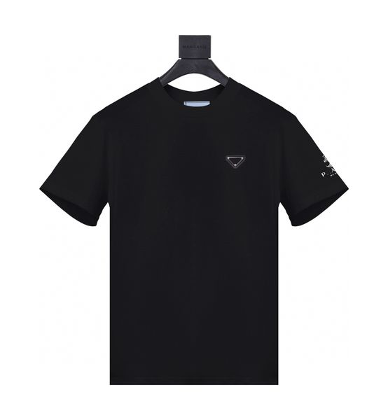 

men's plus tees & polos round neck embroidered and printed polar style summer wear with street pure cotton 12rfd, Black;brown