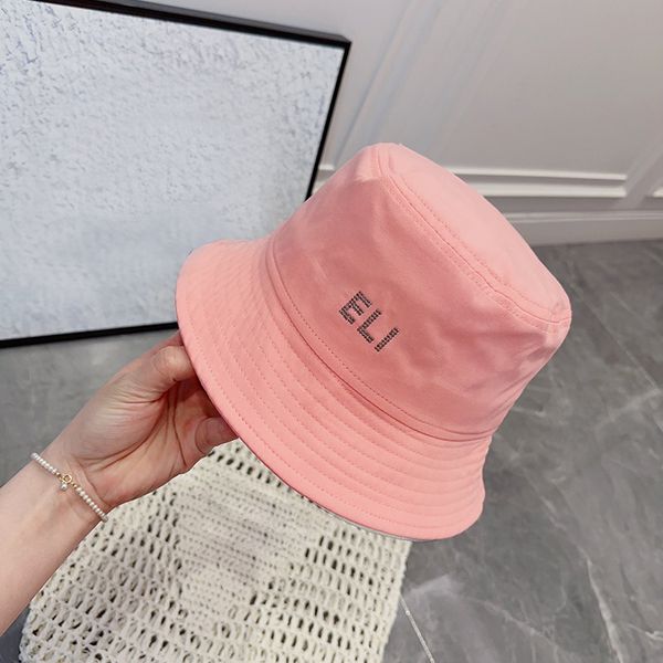 

Bucket Hat for Man Woman Fashion Solid Colored Lettered Caps Casquette Hats 4 Colors Classic Signs, C1