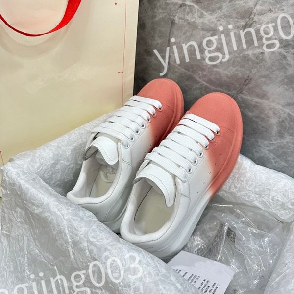 

r womans shoe leather lace up men fashion platform sneakers white black mens womens casual shoes