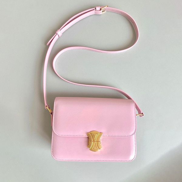 

2023 shoulder messenger bag teen triomphe designer women's men genuine leather cross body bags luxury tote handbag clutch saddle with s