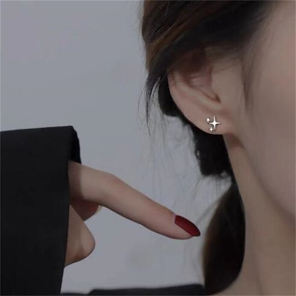 

new fashion four eyes star earrings girl gift cute banquet asymmetric jewelry ab1175, Golden