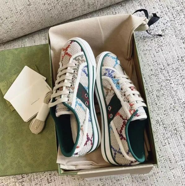 

ggity design tennis 1977 sneakers shoes women men embroidery patch branded heart footwear chunky rubber sole stretch cotton calfskin skatebo