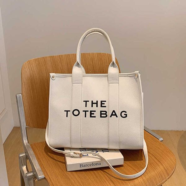 

27% off 2023 fashion handbag texture tote summer new handbag large capacity shoulder simplified letter crossbody bag for women