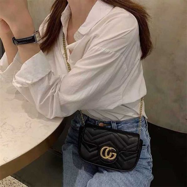 

30% off 2023 handbag baobao women's autumn/winter fashion lingge black chain ins net red crossbody mini bag