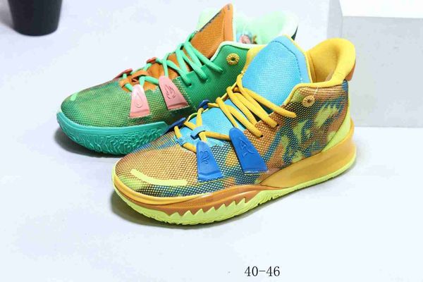 

kyrie 7 mother nature pack kids basketball shoe air and earth men women sports shoes with box size us4-us12 3.5