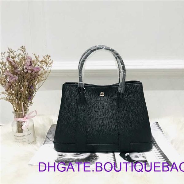 

original edition designer hremm party garden bags online store 2023 new garden bag lychee grain cow leather womens single shoulder diagonal