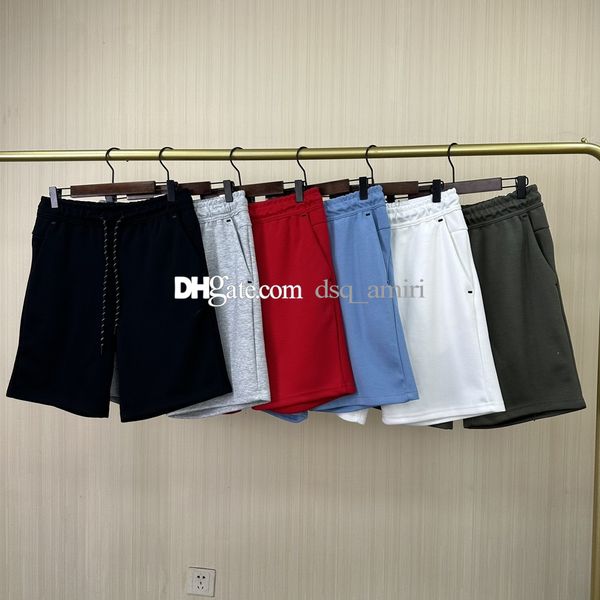 

tech fleece mens shorts techfleece solid color track pant casual couples joggers pants high street shorts for man reflective short womens hi, White;black