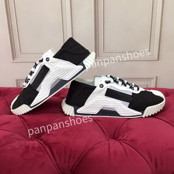 

fashion brand casual shoes mens designer leather lace-up sneakers fashion lady flat running letters shoes platform sneaker2023, Black