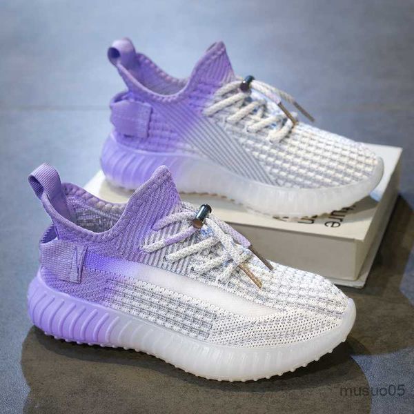 

athletic outdoor four seasons new children sports shoes boys running sneakers girls breathable outdoor kids trainers lightweight casual snea, Black