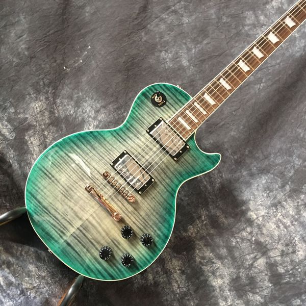 

electric guitar green explosion factory direct sales customizable high-quality