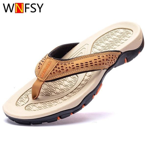 

slippers men's sandals summer outdoor casual mens flip flops beach plus big size thick soled grey friction slides 230510, Black