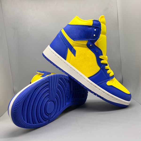 

1 high men women basketball shoes szie 36-47 yellow blue, White;red