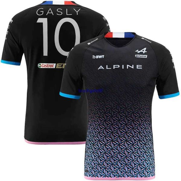 

dayy 2023 fashion f1 men's t shirt formula one team new alpine racing driver esteban ocon 31 pierre gasly 10 race 154 10ny, White;black