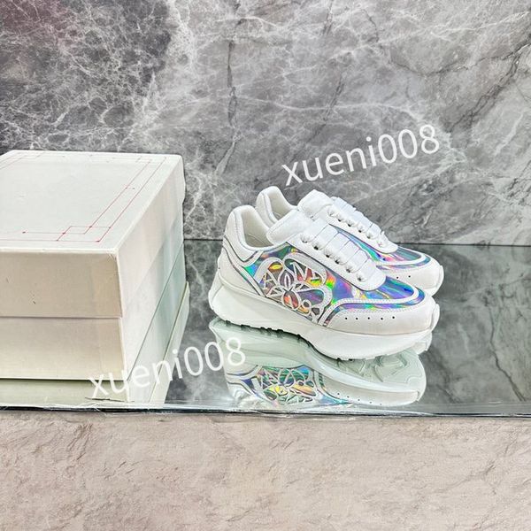 

new mens womens casual shoes designer women leather lace-up sneaker fashion running trainers letters woman shoes flat printed gym sneakers, Red;white