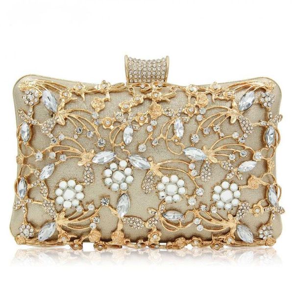 

evening bags clutch party wedding crystal clutches purse crossbody for women luxury chain shoulder with rhinestone sac 230427