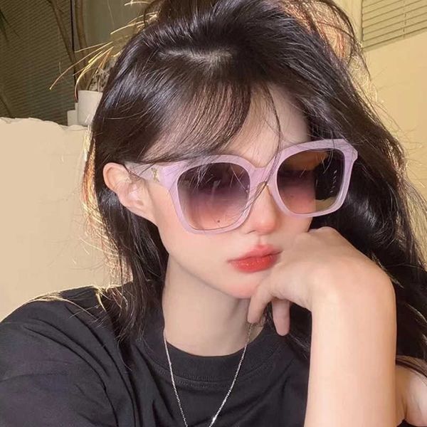 

2022 new triumphal arch women's large frame fashion sunglasses men's uv protection sunscreen red glasses, White;black
