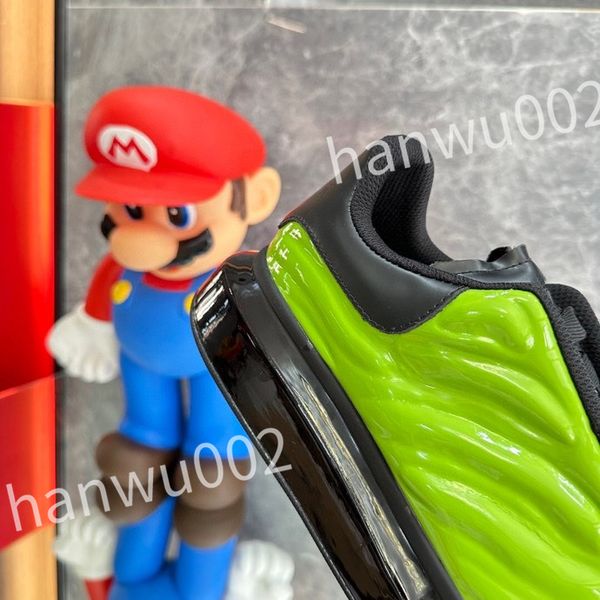 

new luxury designer women outsole calfskin platform shoes rubber sneakers fashion casual shoe white sneakers, Black