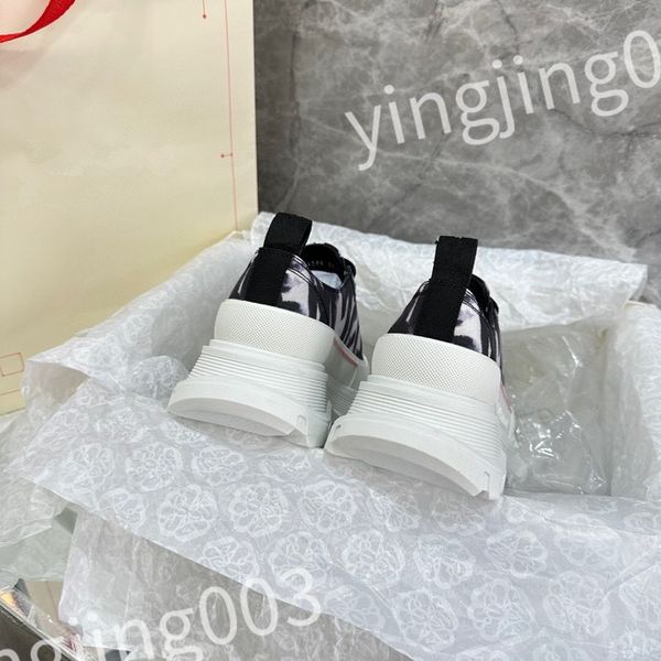 

new designer woman's shoe leather lace up mens fashion platform sneakers white black mens womens casual shoes