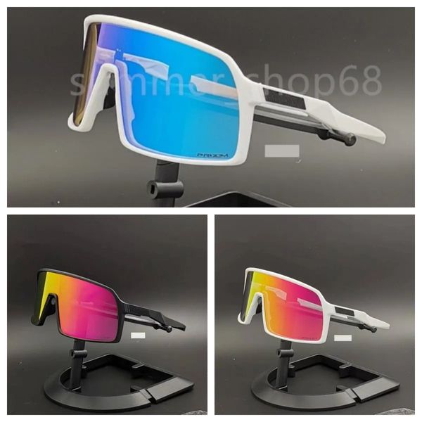 

2023 oo9406 sports goggles sunglasses riding sun glass 3 lens polarized tr90 cycling glasses sport men women, White;black