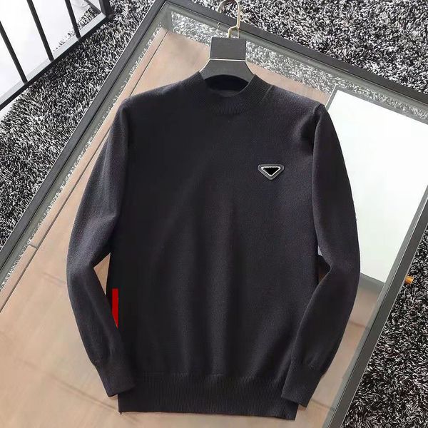 

Mens Designer Sweaters with Letters Badge Unisex Sweatshirt Knits Wool Spring Winter Outwears Warm Shirts Knit Tops 7 Options, White3