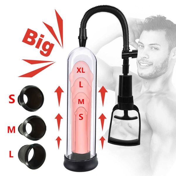 

manual toys for men enlargement vacuum pump for penile increase male masturbator penise training tool