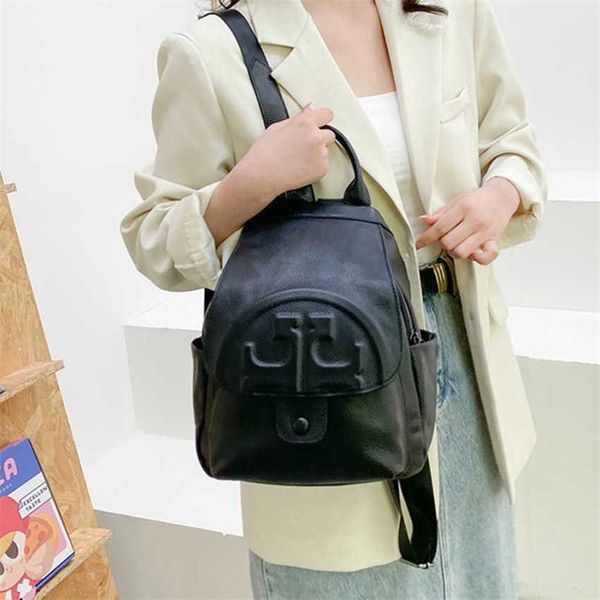 

30% off 2023 fashion handbag genuine leather large capacity for women's new high-end texture outdoor travel multifunctional backpack da