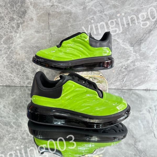 

new luxurys designer womans shoe leather lace up men fashion platform sneakers white black mens womens casual shoes