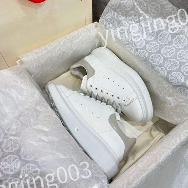 

new luxurys designer women's sports shoes genuine leather casual shoes men's sports shoes black white lacing four seasons shoes