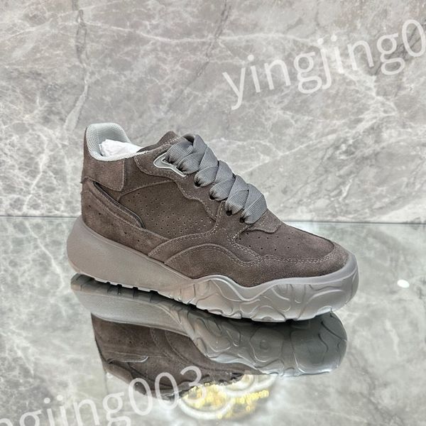 

2023 new designer woman shoe leather lace up men fashion platform sneakers white black mens womens casual shoes