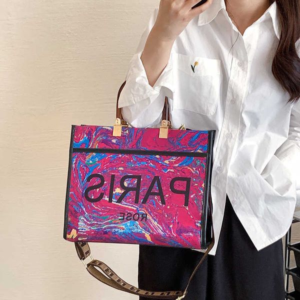

2023 handbag new tote women's spring personalized graffiti handbag fashion crossbody bag