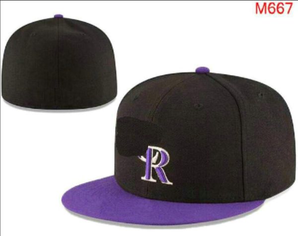 

new 2023 colorado fitted hats cool baseball caps sox hip hop gold ny ls cr fitted cap men women full closed gorra casquette a0, Blue;gray