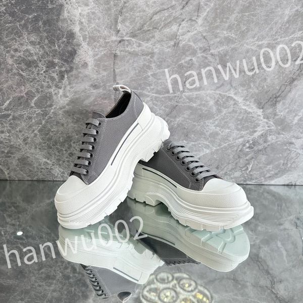 

2023 men shoes office sneakers mens flats designer man running outdoor sports design lady sneaker platform, Black