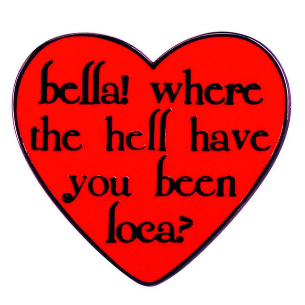 

where the hell have you been brooch cute anime movies games hard enamel pins collect metal cartoon brooch backpack hat bag collar lapel badg, Blue