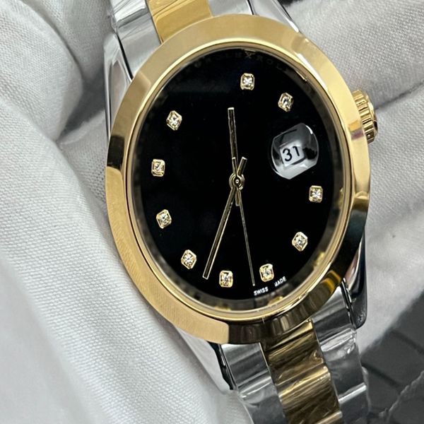 

men watch precision and durability quartz movement 904l stainless steel watches women waterproof wristwatches, Slivery;brown