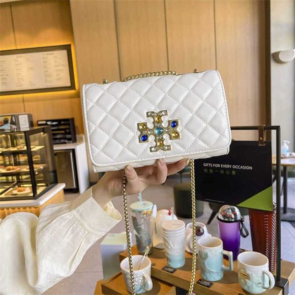 

17% off 2023 fashion hand light luxury niche autumn new trendy women's small wind diamond grid chain single shoulder crossbody bag for