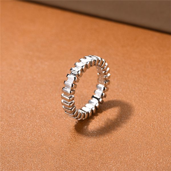 

niche design with unique personality ring fashionable commuting must-have all-match charming jewelry for woman, Silver