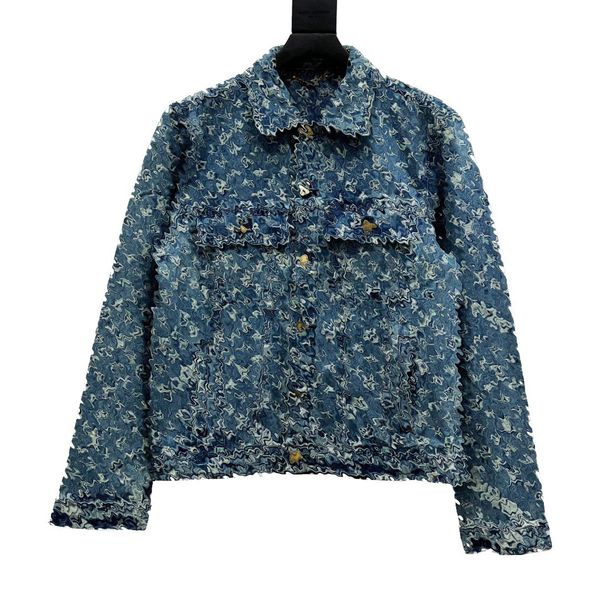 

23ss mens women designers jackets denim tie dyed hoodie letters clothes streetwear coats outerwear hooded men clothing cotton blue, Black;brown