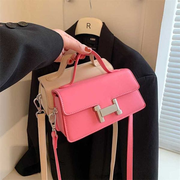 

23% off 2023 handbag tiktok h letter crossbody summer fashion versatile small square french high level axillary bag female