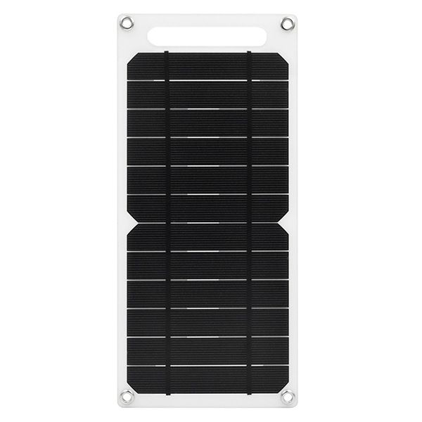 

6w/5v usb solar panel power bank outdoor camping hiking phone handy charger
