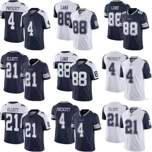 

2022 football jerseys men women youth dallas''cowboys''jersey 4 dak prescott 55 leighton vander esch 21 ezekiel elliott, Black;red