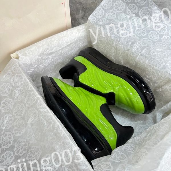 

2023 luxurys designer womans shoe leather lace up men fashion platform sneakers white black mens womens casual shoes