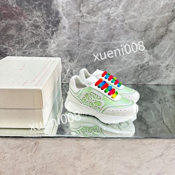 

2023new womens men quality casual shoes designer leather lace-up sneaker fashion running trainers letters woman shoes flat printed gym sneak, Red;white
